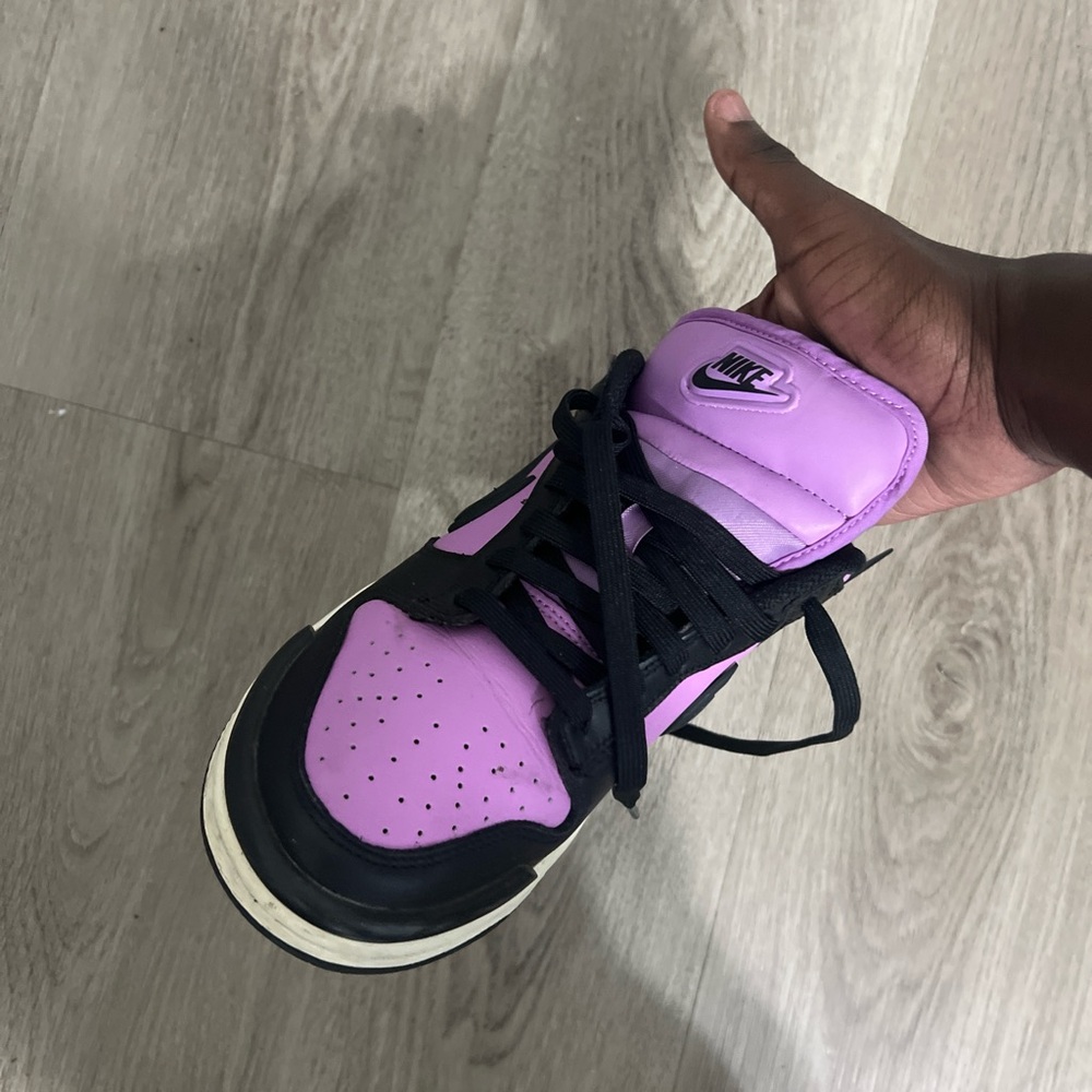 Nike Black and Purple Athletic Shoes